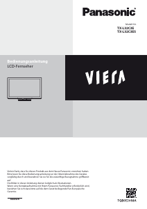 Bedienungsanleitung Panasonic TX-L32C3ES Viera LCD fernseher