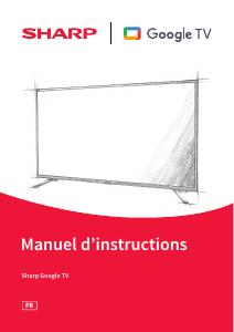 Mode d’emploi Sharp 55GP6765E Téléviseur LED