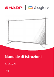 Manuale Sharp 65GR8765E LED televisore