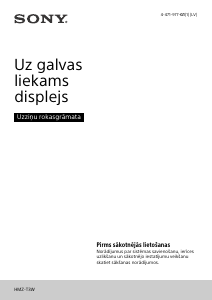 Rokasgrāmata Sony HMZ-T3W 3D skatītājs
