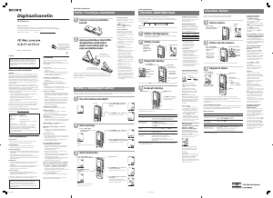 Käyttöohje Sony ICD-P210 Äänitallennin