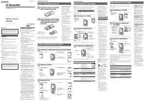 Manuale Sony ICD-P28 Registratore vocale