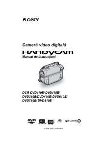 Manual Sony DCR-DVD310E Cameră video