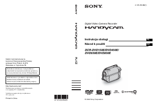 Manuál Sony DCR-DVD450E Videokamera