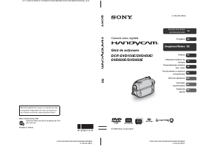 Manual Sony DCR-DVD850E Cameră video