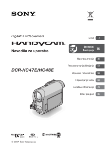 Hướng dẫn sử dụng Sony DCR-HC47E Máy quay phim