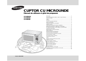 Manual Samsung CE1185GW Cuptor cu microunde