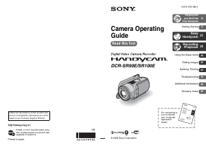 Manual Sony DCR-SR100E Camcorder