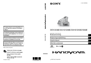Brugsanvisning Sony DCR-SX30E Videokamera