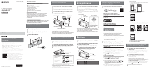 Manual Sony HDR-MV1 Cameră video
