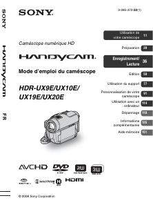 Modes d’emploi pour JVC Caméscopes