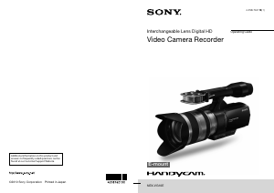 Manual Sony NEX-VG10E Camcorder