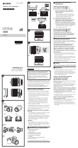 Manual Sony SEL18135 Obiectiv