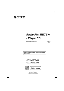 Manual Sony CDX-GT570UI Player auto