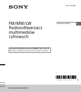 Instrukcja Sony DSX-A212UI Radio samochodowe