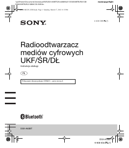 Instrukcja Sony DSX-A50BT Radio samochodowe