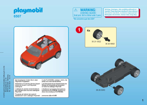 Bruksanvisning Playmobil set 6507 Leisure Bil