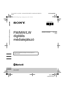 Használati útmutató Sony DSX-A50BT Autórádió