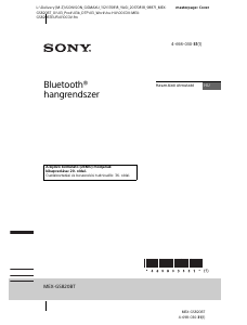 Használati útmutató Sony MEX-GS820BT Autórádió