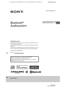 Bedienungsanleitung Sony MEX-M70BT Autoradio