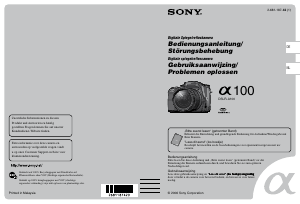Bedienungsanleitung Sony Alpha DSLR-A100 Digitalkamera