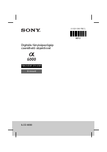 Használati útmutató Sony Alpha ILCE-6000 Digitális fényképezőgép