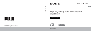 Návod Sony Alpha ILCE-QX1 Digitálna kamera
