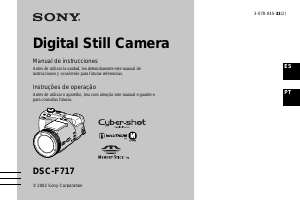 Manual de uso Sony Cyber-shot DSC-F717 Cámara digital
