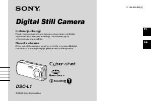 Instrukcja Sony Cyber-shot DSC-L1 Aparat cyfrowy