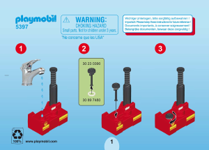 Manuál Playmobil set 5397 Airport Požární hydrant
