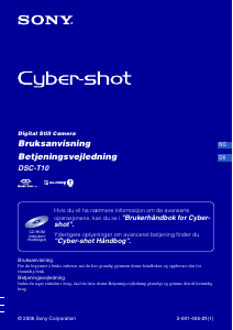 Brugsanvisning Sony Cyber-shot DSC-T10 Digitalkamera