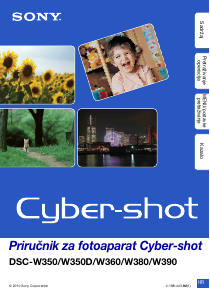 Priručnik Sony Cyber-shot DSC-W350D Digitalni fotoaparat