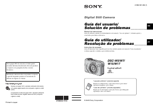 Manual Sony Cyber-shot DSC-W7 Câmara digital