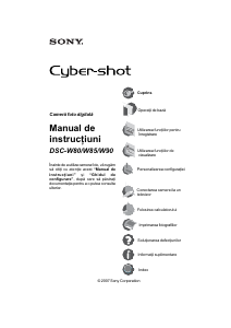 Manual Sony Cyber-shot DSC-W85 Cameră digitală