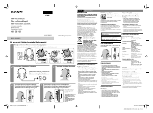 Rokasgrāmata Sony MDR-XB450BV Galvas tālrunis