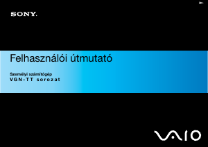 Használati útmutató Sony Vaio VGN-TT2 Laptop