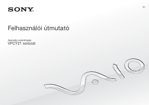 Használati útmutató Sony Vaio VPCY22C5E Laptop