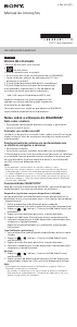 Manual Sony NW-A47 Leitor Mp3