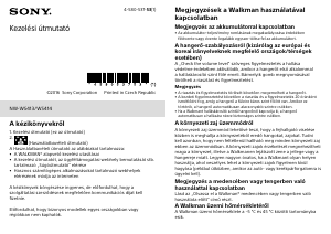 Használati útmutató Sony NW-WS413 Walkman MP3-lejátszó
