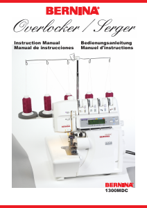 Manual de uso Bernina 1300MDC Máquina de coser