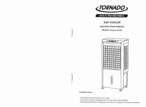 Handleiding Tornado Blaster G-242 Ventilator