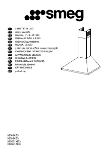 Manual Smeg KDC61XE3 Cooker Hood