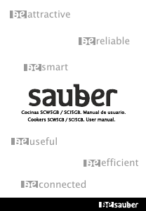 Manual de uso Sauber SCI5GB Cocina