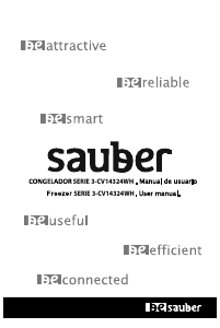 Manual de uso Sauber SERIE 3-CV17024WH Congelador