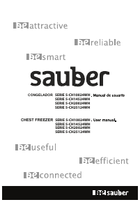 Manual de uso Sauber SERIE 5-CH10024WH Congelador