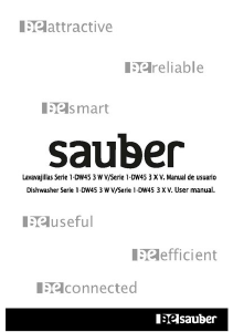 Manual de uso Sauber SERIE 1-DW453WV Lavavajillas