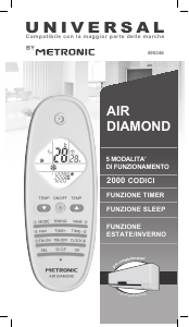 Manual Metronic 495346 Air Diamond Comando remoto