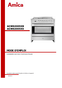 Mode d’emploi Amica ACMS2005XB Cuisinière
