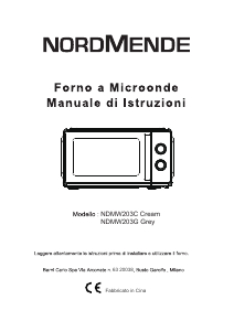 Manuale Nordmende NDMW203C Microonde