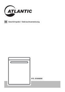 Bedienungsanleitung Atlantic ATL EGS605E Geschirrspüler